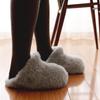 Coldbreaker Thick Natural Wool Warm Insulated Room Made in No Size Small Women's 100% Shoes, Poland, 2018-2019, Heel, 35/36 (23cm), Gray,