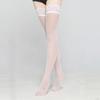 1Pair Women's Sexy Stocking Sheer Lace Top Thigh High Stockings Nets For Women Female Stockings Black White Red Dropship