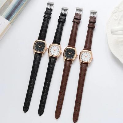 Square Simple Women's Watch Scale Number Belt Women's Quartz Watch Korean Edition Watch