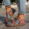 Women's Lightweight Style Shoes - Indian-Inspired Multicolor Mule Slippers with Arch, Synthetic -like Texture & Synthetic Lining, All-Season Casual