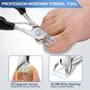 Stainless Steel Elbow Rubber and Plastic Nail Clippers Large Opening Secondary Cutting Anti-splash Nail Clipper Set