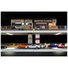 GarageLine Miniature Car Cafe Diorama Display Photography Streetscape Collection GL0004 1/64 Case, Background, Model, (green) [Used]