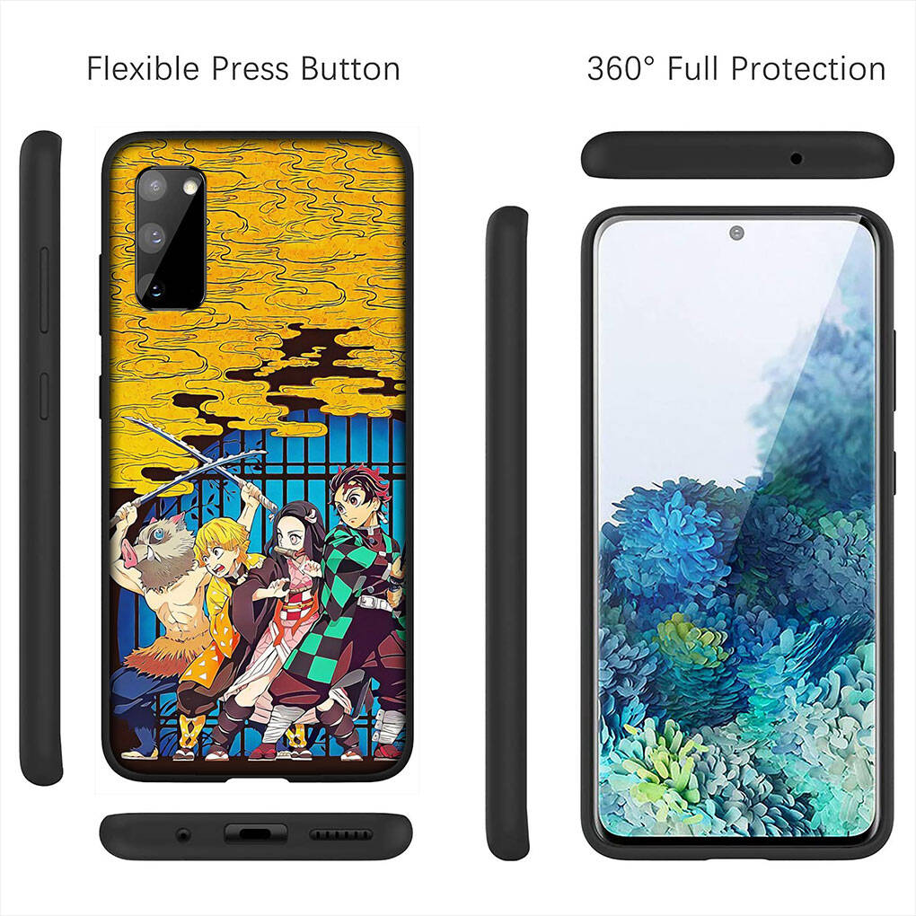 For Samsung Galaxy S25 S24 S23 S22 Ultra FE Plus A17 A37 A57 A56 A55 A06 A16 A15 A36 A26 A35 A05 A54 Case Muichiro Tokito Demon Slayer Kamado Tanjiro