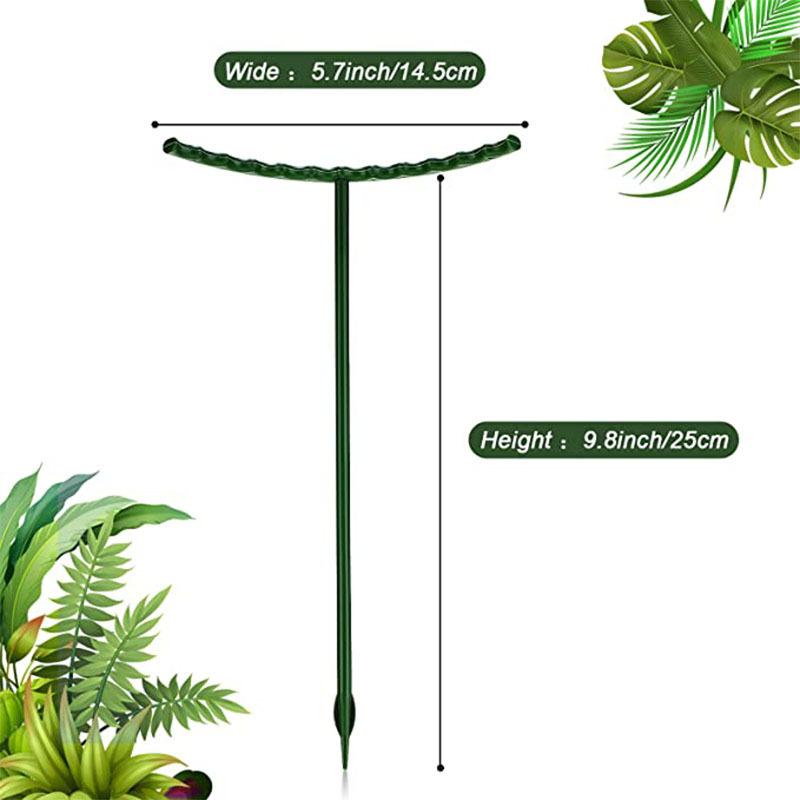 

8pc Garden Plant Support Stakes Large Plant Holders for Outdoor Indoor Garden Flower Plant Support Stakes with Durable Material and Stable Design One Size зелений