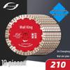 Xinchengfeng Diamond Saw Blades: 10-Piece Set for Concrete and Rebar Cutting