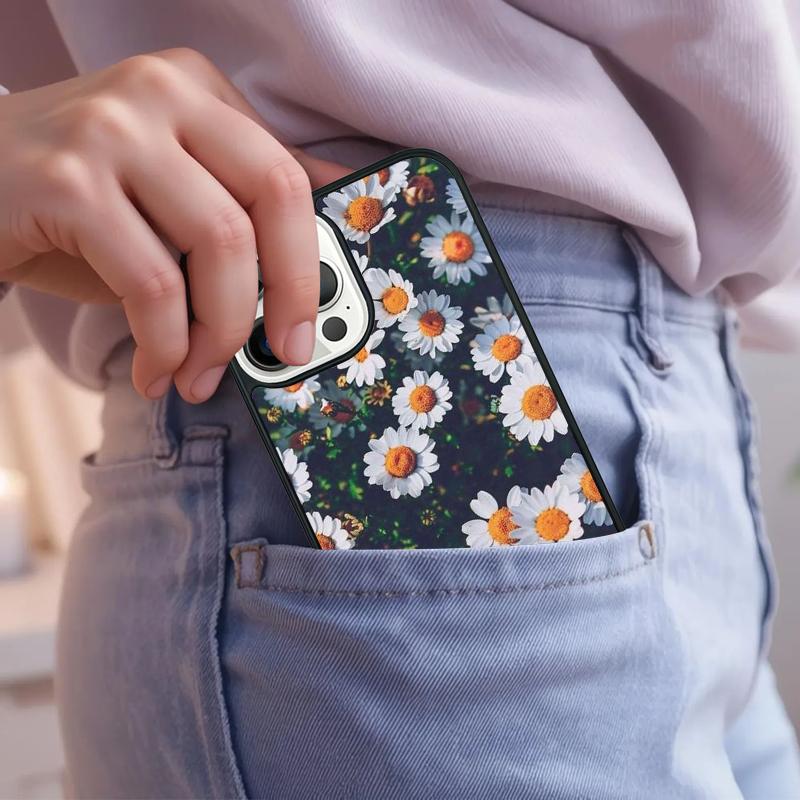 Peony Sunflowe Rose Daisy Plants Flower Phone Case For iPhone 17 Air 15 16e 14 13 Pro Max Coque 12 11 Pro Max PLUS cover