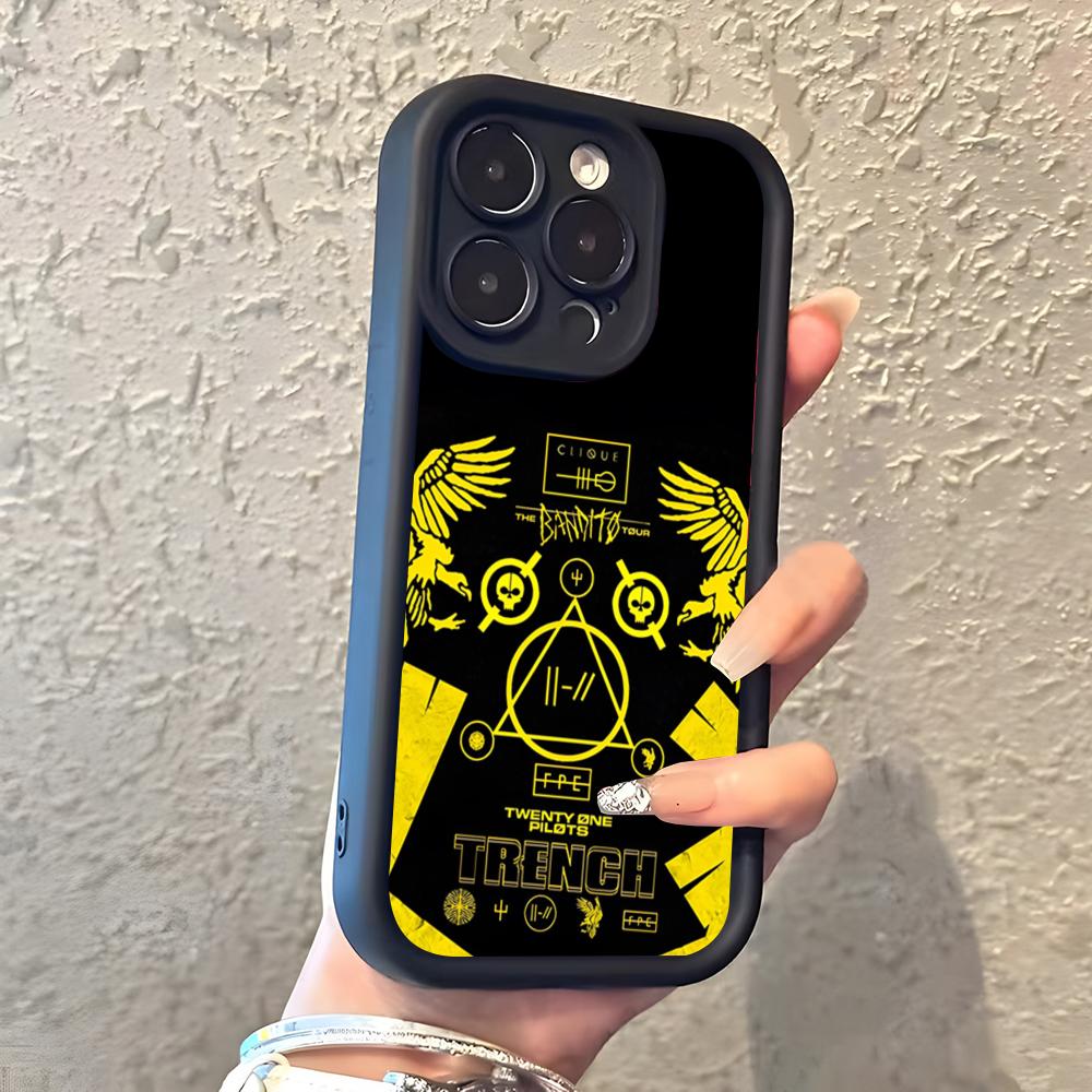 Twenty One Pilots Phone Case For IPhone 17 Pro Max 16 15 14 Pro Max IPhone 13 Pro Max 11 Plus Silicone Cover