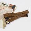 Tactical Belt Black Double Ring Canvas Belt Unisex Jeans Wide Belt