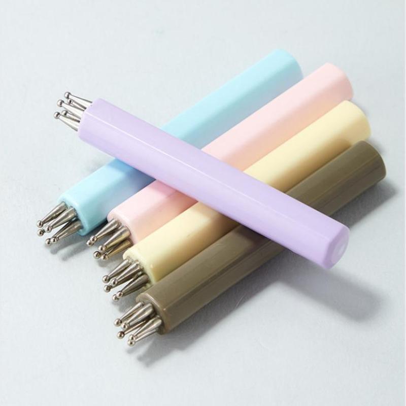 Diy Nail Art 5-Petal Dotting Tool Flower Creator 1.5Mm Fine Tip Rhinestone Pickers Manicure Nail Art Painting Tools Brushes