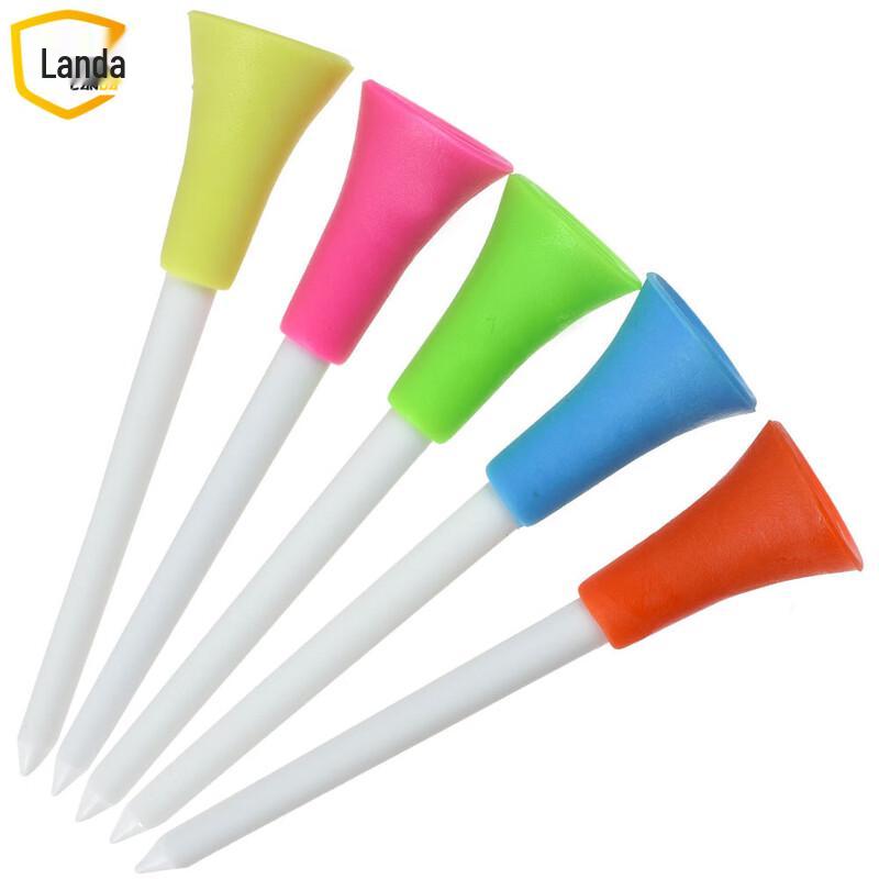 Lan Da Golf Rubber Sleeve Plastic Tees