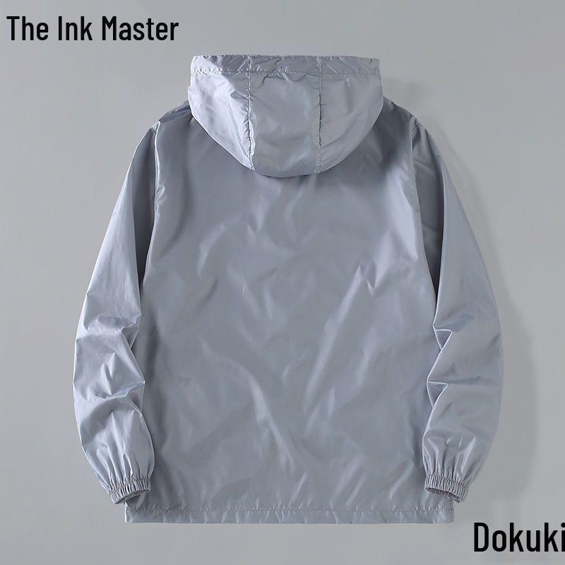 Men's Lightweight Quick-Dry Ice Silk Sun Protection Jacket - Loose, Casual Fit for Summer