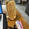 Cute Standing Posture Self Deprecating Bear Storage Pen Bag Large Capacity Multifunctional Students Stationery Bag