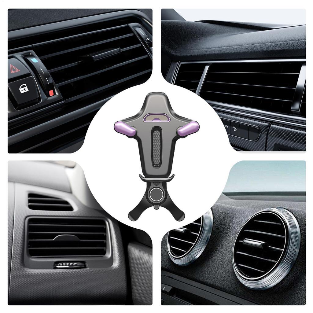 Auto-Lüftungsschlitz Handyhalterung Silikon Rutschfester Ständer Lüftungsschlitz Handyhalterung Für Familie Freunde Frauen Automobil Fahrzeug Innen Außen