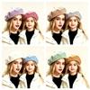 Popular British Retro Solid Color Boutique Wool Beret Parent-child Model Autumn and Winter Fashion Versatile Beret