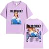 Paul Mccartney Got Back Tour 2025 Graphic T Shirts Unisexs Hip Hop Rock Style Short Sleeve Tshirts Pure Cotton Tshirt Streetwear
