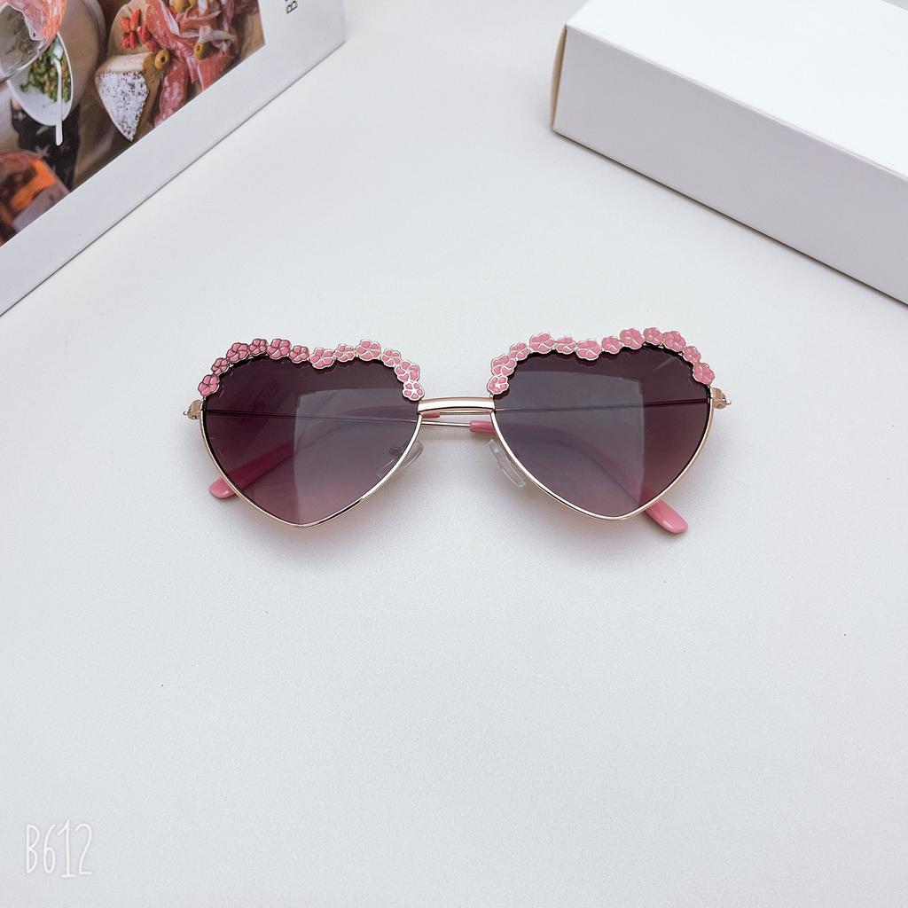 Fashion Cute Children'S Sunglasses Love Trend Sunshade Eye Protection Sunscreen Boys And Girls Glasses