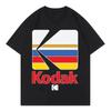Hot Sale Kodak Brand Korean Men Women T-shirt Short Sleeve Tshirt Clothing Designer Tee High Quality T Shirt Summer Tops Fashion