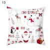 Christmas Themed Throw Pillow Cover With Short Plush Print For Living Room Decoration Cushion Cover Pillow Covers Decorative
