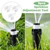 3PCS Snap Fit Rotor Fixing Tool Plastic Rotor Retaining Tool  Lawn Sprinkler Maintenance