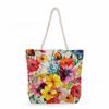 Multifunctional Flower  Printed Thick Rope Shoulder Beach Bag 7578 KTB