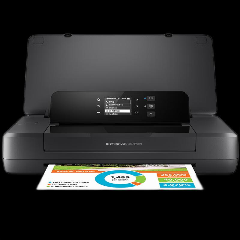 

HP OfficeJet Portable Wireless Inkjet Printer CN plug (adapter included)