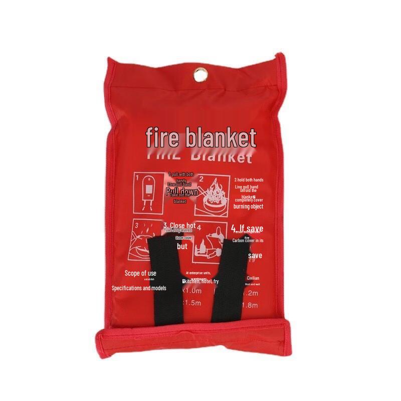 Leshi Emergency Fiberglass Fire Blanket Thickened