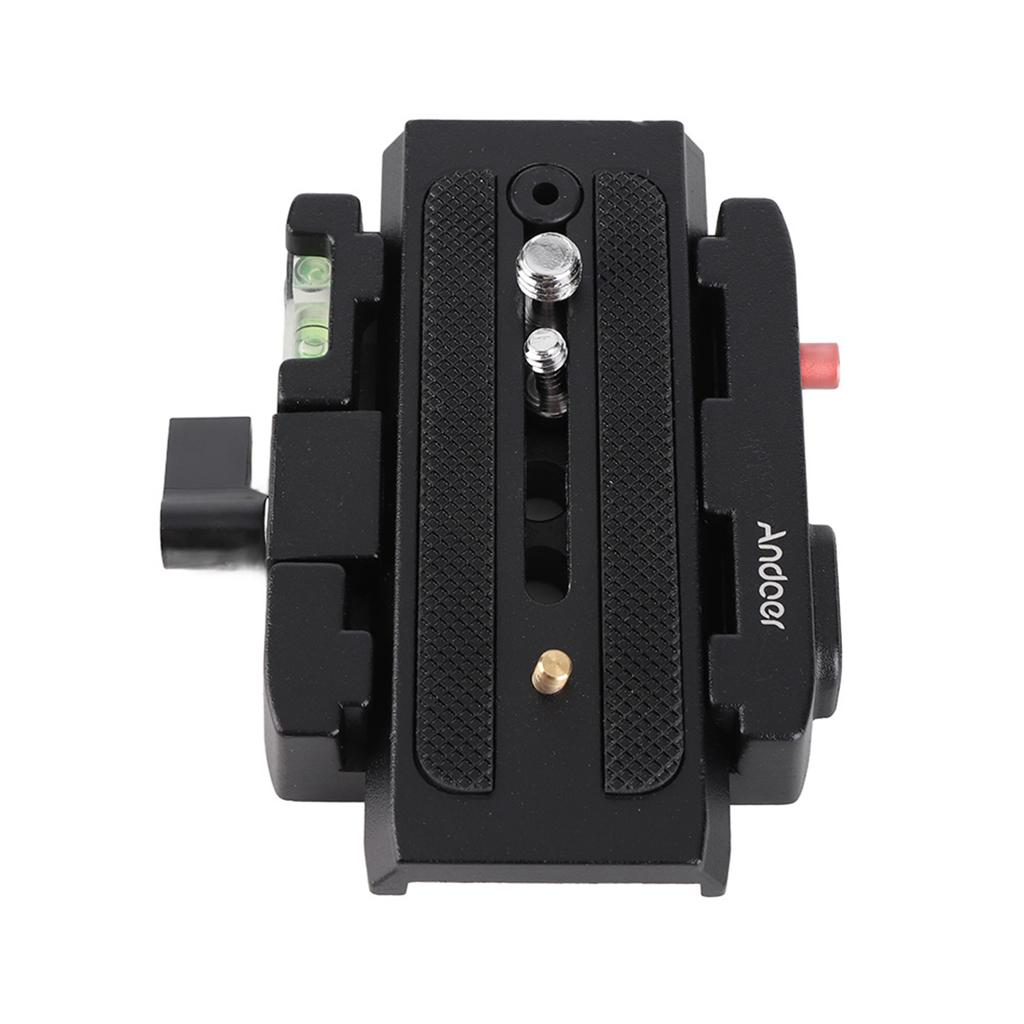 Camera Quick Release Kit Aluminum Alloy Tripod Quick Release Clamp Adapter with 1 4in and 3 8in Screw Hole for 501