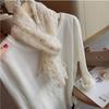 Retro Sunscreen Lace Shawl Versatile Neck Protection Scarf Literary Women's Lace Scarf