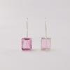 Natural Morganite Gemstone 925 Sterling Silver Jewelry Handmade Earrings 1.06" EE-167-14