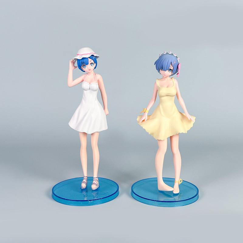 Zero Starting Re Life In Another World Pvc Figurine Rem Emilia Model Decor Toy