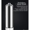 Viewable Electric Salt Pepper Grinder One Handed Operation Pepper Grinder  Kitchen