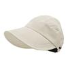 Women Sun Hat Hollow Dome Extended Brim Sun Protection Hat with Large Brim Outdoor Activities Breathable Hat