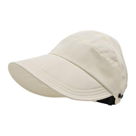 Women Sun Hat Hollow Dome Extended Brim Sun Protection Hat with Large Brim Outdoor Activities Breathable Hat