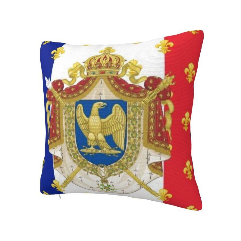 Huse de pernă Royal Standard Napoleon Franța Steag Stema Imperiului Francez Catifea Modernă Husă de pernă Decor pentru casă