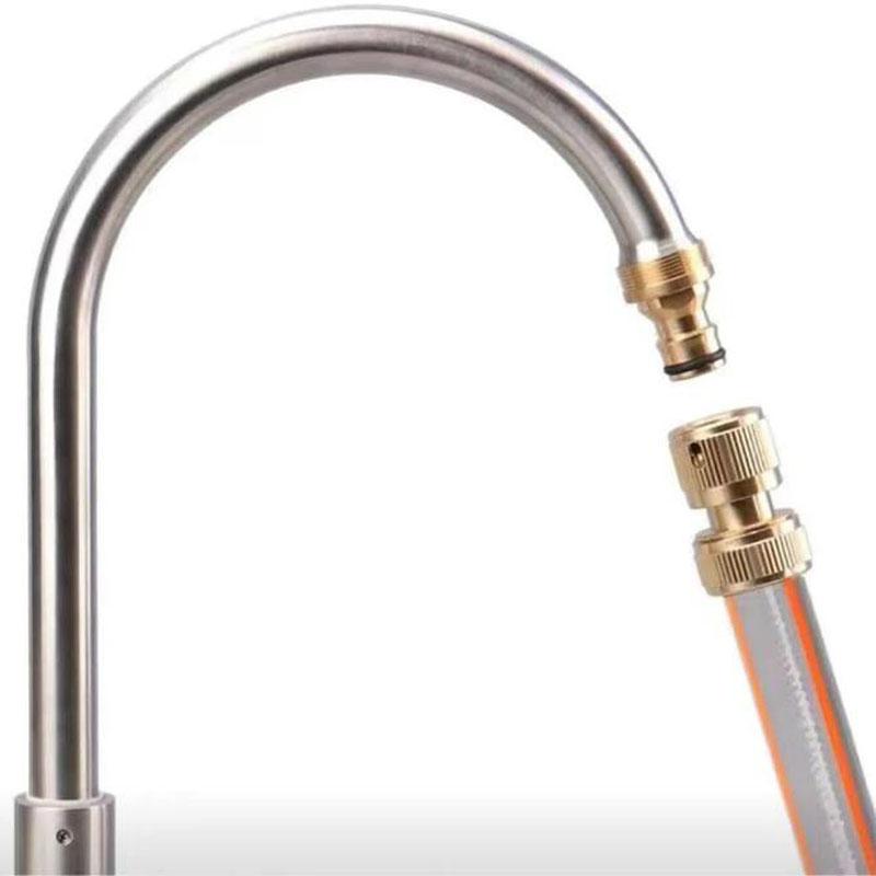 Conector furtun de grădină 3/4 inch Conectare rapidă Articulație rotativă pentru furtun de grădină Irigare Udare Spălarea mașinii