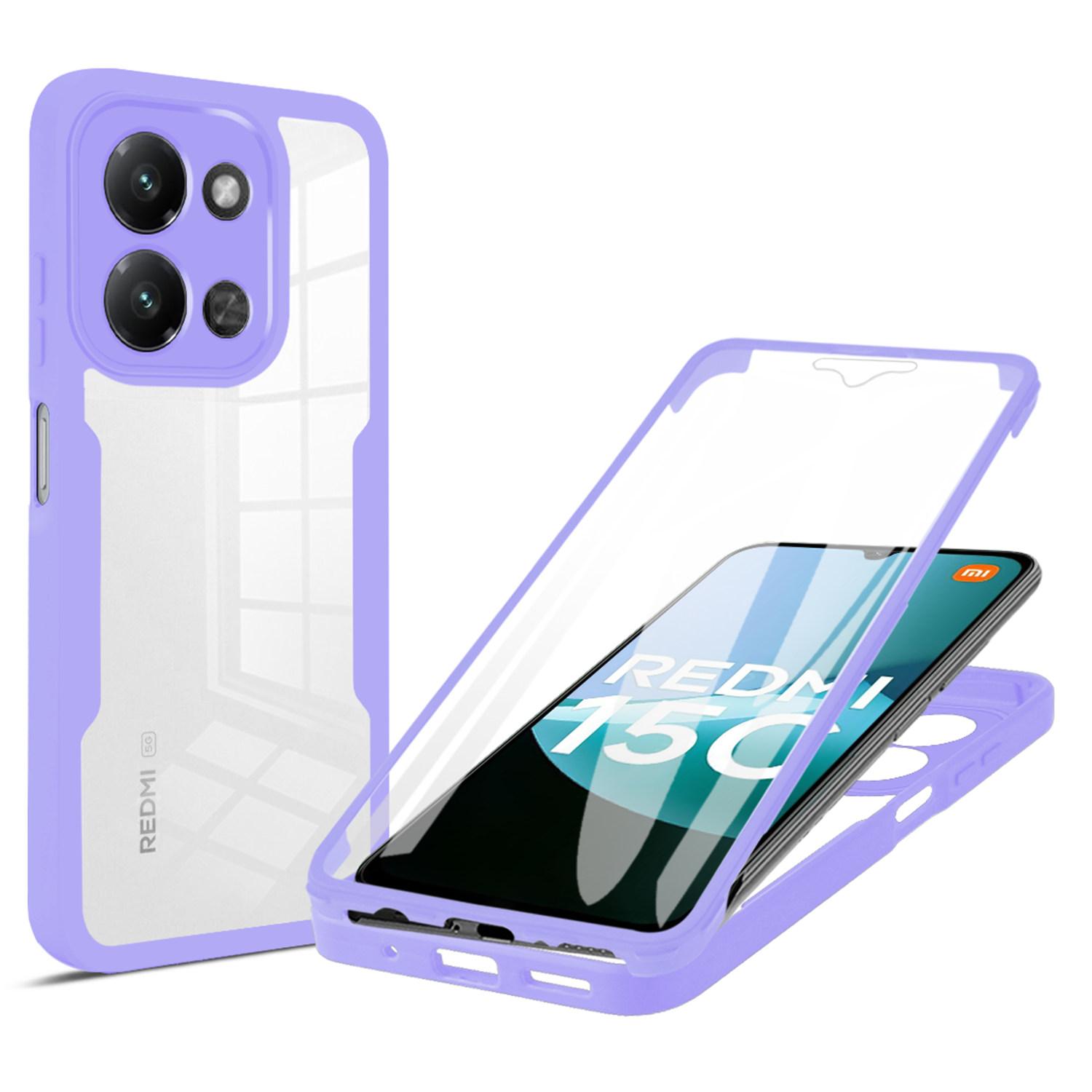 

Чохол для телефону Xiaomi Redmi 15C 4G (Європа) (173 мм)/15C 5G (Європа) (173 мм)/Poco C85 4G (173 мм) Прозорий чохол з акрилу + ТПУ з ПЕТ-плівкою для екрана