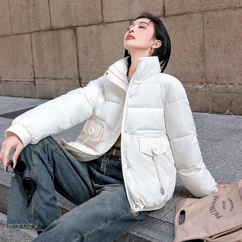 Down Cotton-padded Jacket Women's Short New Winter Korean Version of Loose Padded Bread Clothes