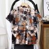 Summer Kids Cotton Blend Floral Shirt Shorts Set For Boys And Girls