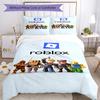 Ensemble de literie Roblox Housse de couette respirante avec taies d'oreiller Linge de lit décoratif pour chambre à coucher Décoration de maison Cadeau d'anniversaire