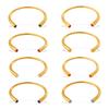 Multi-colored gemstone open bracelet light luxury minimalist color diamond temperament women's bracelet
