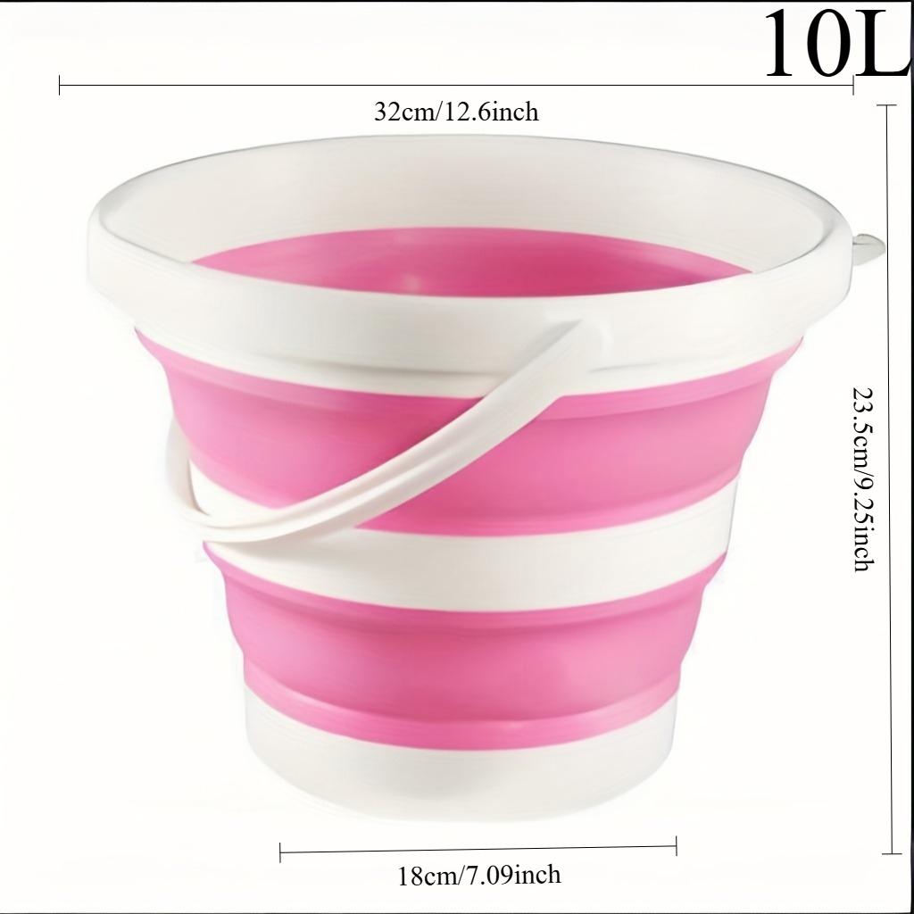 1PC 5/10LPortable Folding Bucket Durable Space Saving Easy To Store Suitable for Car Washing Camping Fishing Traveling Outdoor
