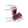 5Pcs Mini Square Fuse 20A 30A 40A 50A 60A Set Automotive Car Fuse With Plastic Box Assortment Auto Fuse