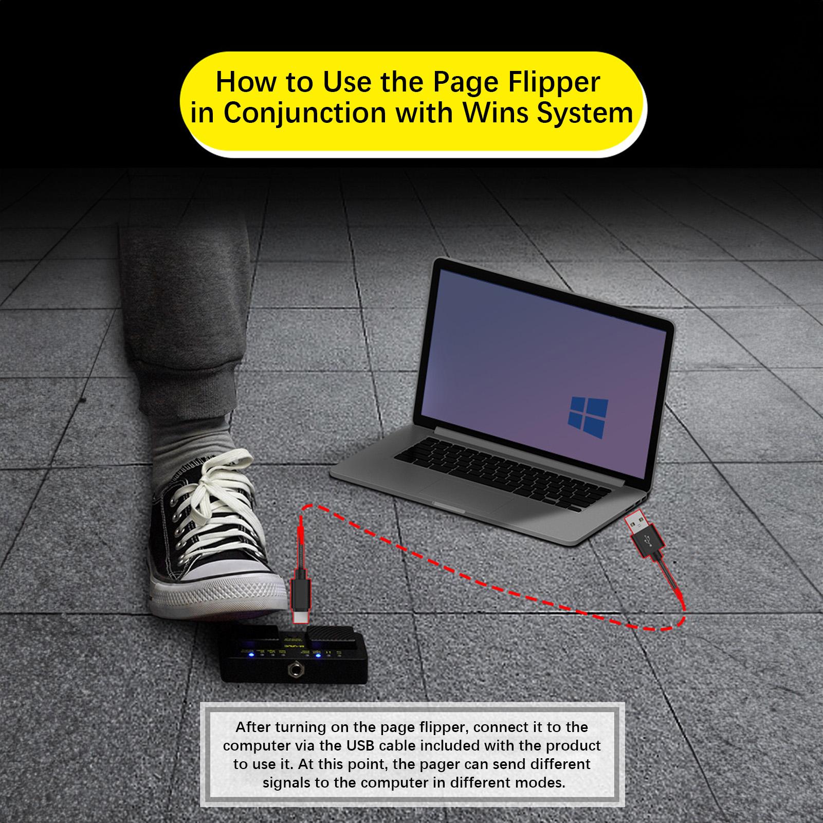 M-VAVE CUBE TURNER PRO Перезаряжаемая беспроводная интеллектуальная педаль — фото 4