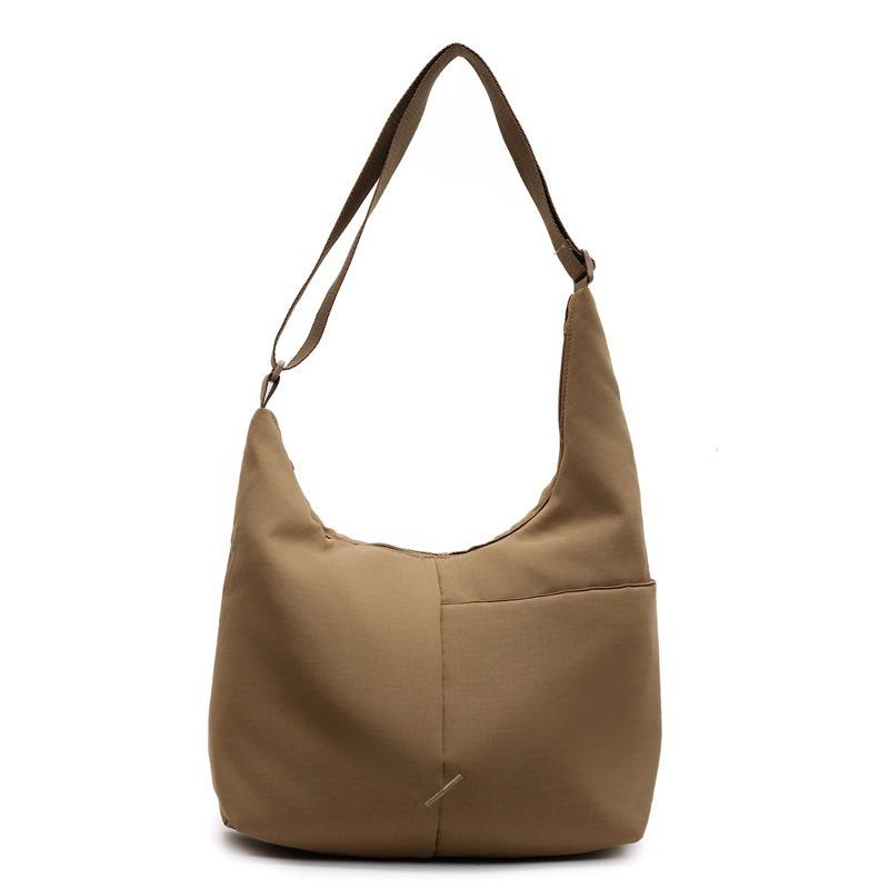College Student Temperament Shoulder Messenger Bag Large Capacity Canvas Shoulder Bag Versatile Tote Bag Women's Bag