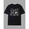 European Size Men' & Drummer Drum Print T-Shirt - Music Graphic Tee with Drumstick Design, Short Sleeve Round Neck Casual Summer Top for Drummers