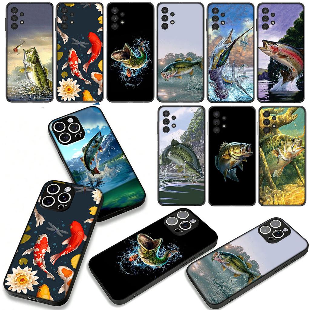 Cover Fly Trout Carp Fishing Rod Fish for Xiaomi Poco F7 F6 F8 Ultra F5 X7 X6 X5 M6 M7 M8 Pro C85 C75 C65 C71 C61 4G 5G Case