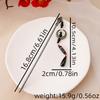 New Chinese Ancient Style Crescent Moon Tassel Tassel Hairpin Chinese Style Cheongsam Hanfu Water Drop Pendant Hairpin Cool Sense Hairpin