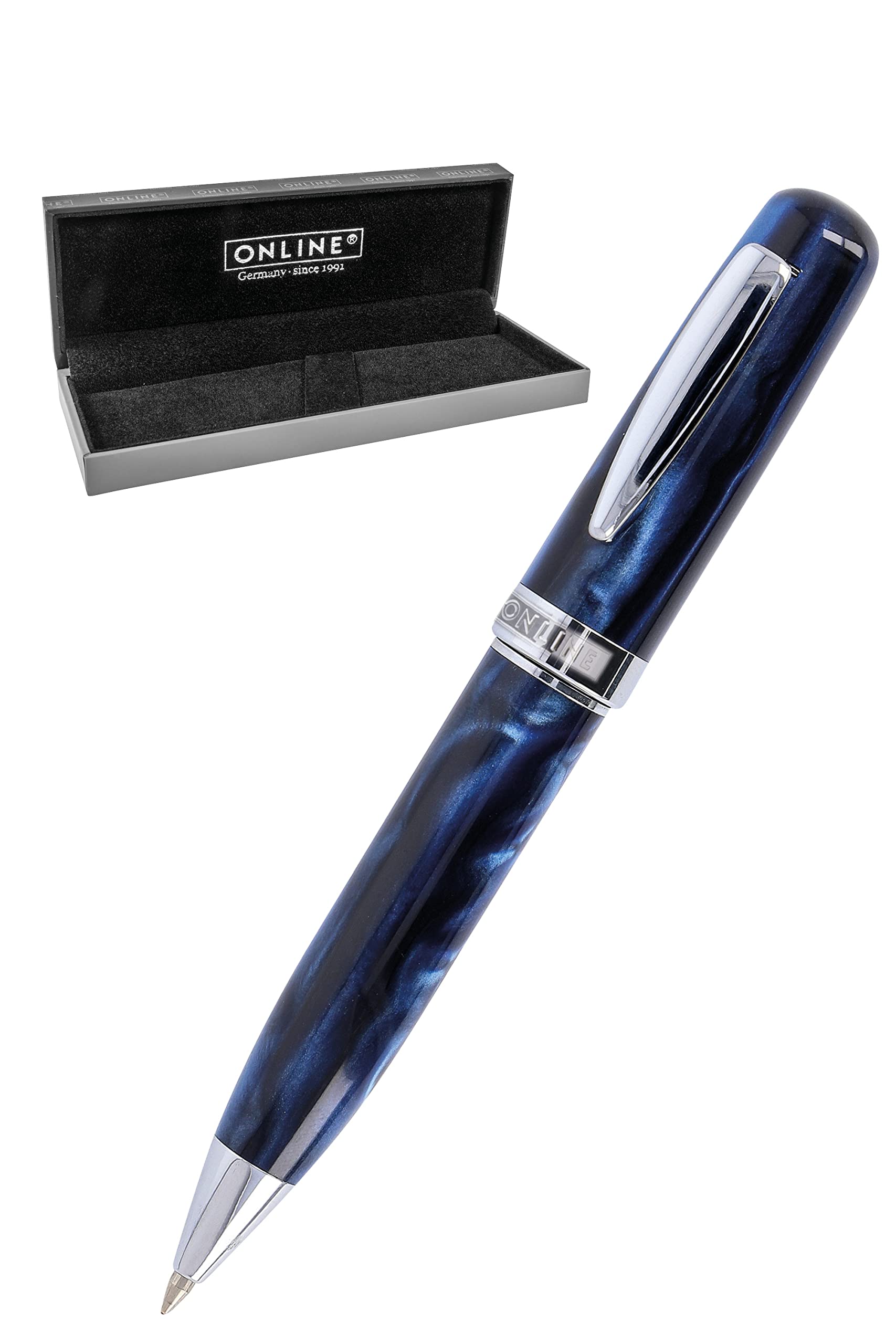 

Online Ballpoint Pen Bohemian Art Blue 44009 Official Import Oil-Based синий