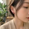 Enamel Drip Oil Star Hoop Earrings Vintage Colorful Dripping Earrings  Party