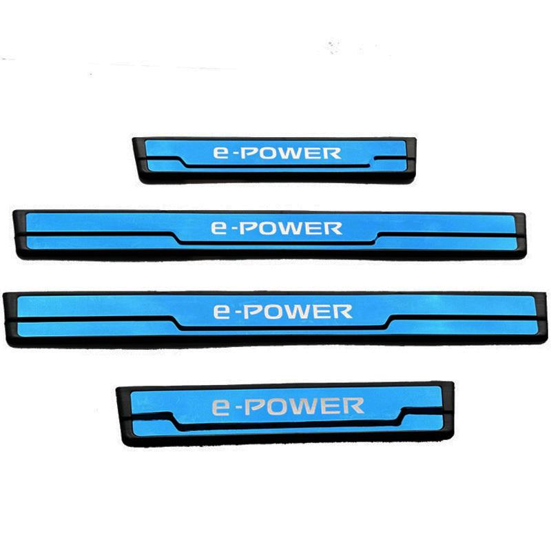 For Nissan Kicks e-POWER Door Sill Protector Pedal Car Scuff Plate Styling Sticker Car Accessories 2018     2024